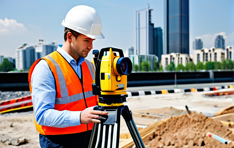 지구과학자 취업 포털 사이트 추천 - Environmental Engineer at a Monitoring Site**

An environmental engineer, fully clothed and wearing ...
