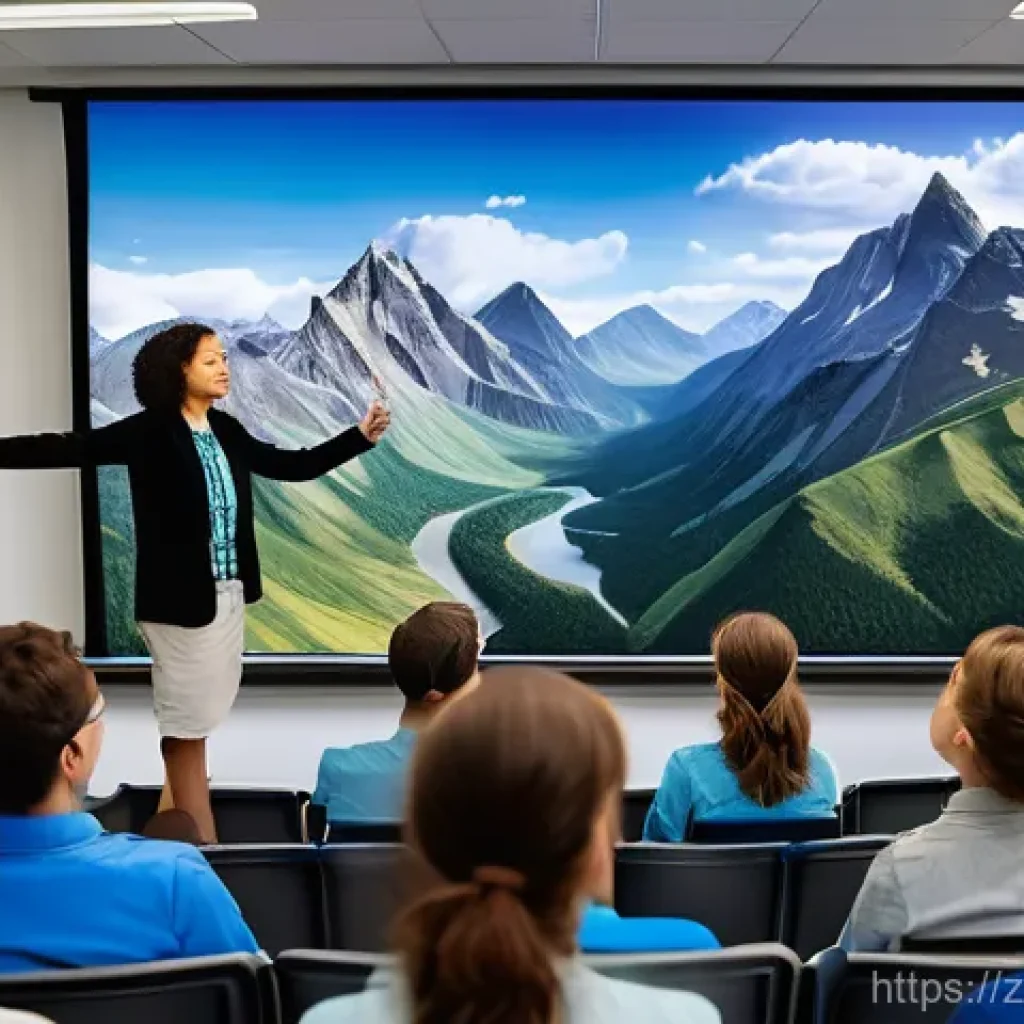 지구과학자 연구보고서 작성법 - **Prompt:** A diverse group of people, including adults and several children (all wearing age-approp...