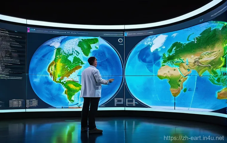 지구과학자 연구보고서 작성법 - **Prompt:** A diverse group of people, including adults and several children (all wearing age-approp...